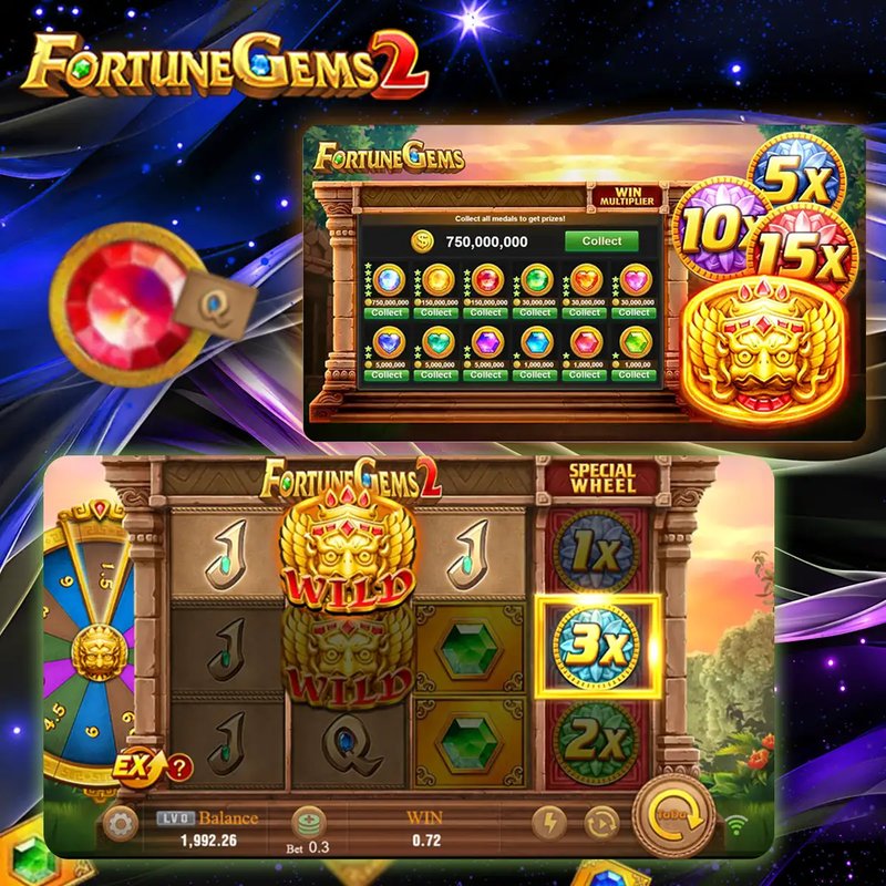เกมฟอร์ทูน์เจมส์ 2 Fortune Gems 2 นำเสนอเกมลูกเต๋าเกมใหม่ ใน Thailand